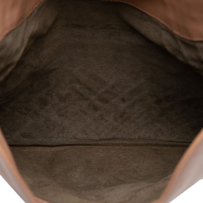 Nappa Embossed Intrecciato Turn Lock Clutch - Image 4