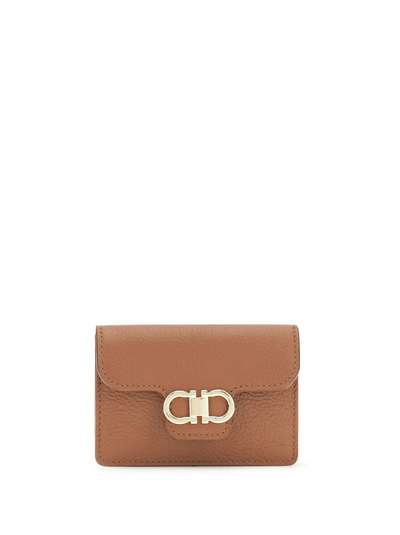 Ferragamo Wallet — Beige Calf Leather Bos Taurus