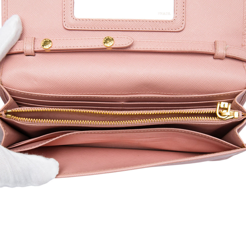 Saffiano Wallet on Strap - Image 4