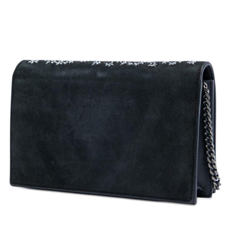 Beaded Suede Monogram Kate Tassel Wallet on Chain - Image 2