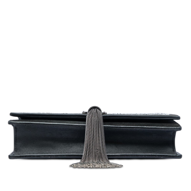 Beaded Suede Monogram Kate Tassel Wallet on Chain - Image 3