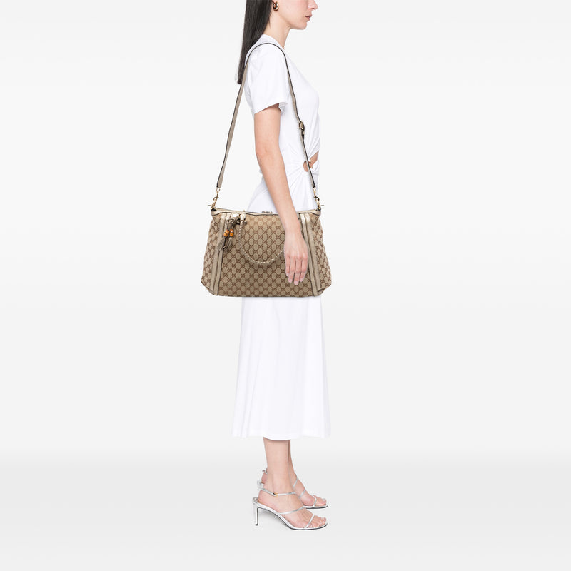 GG Canvas Bella Convertible Tote - Image 7