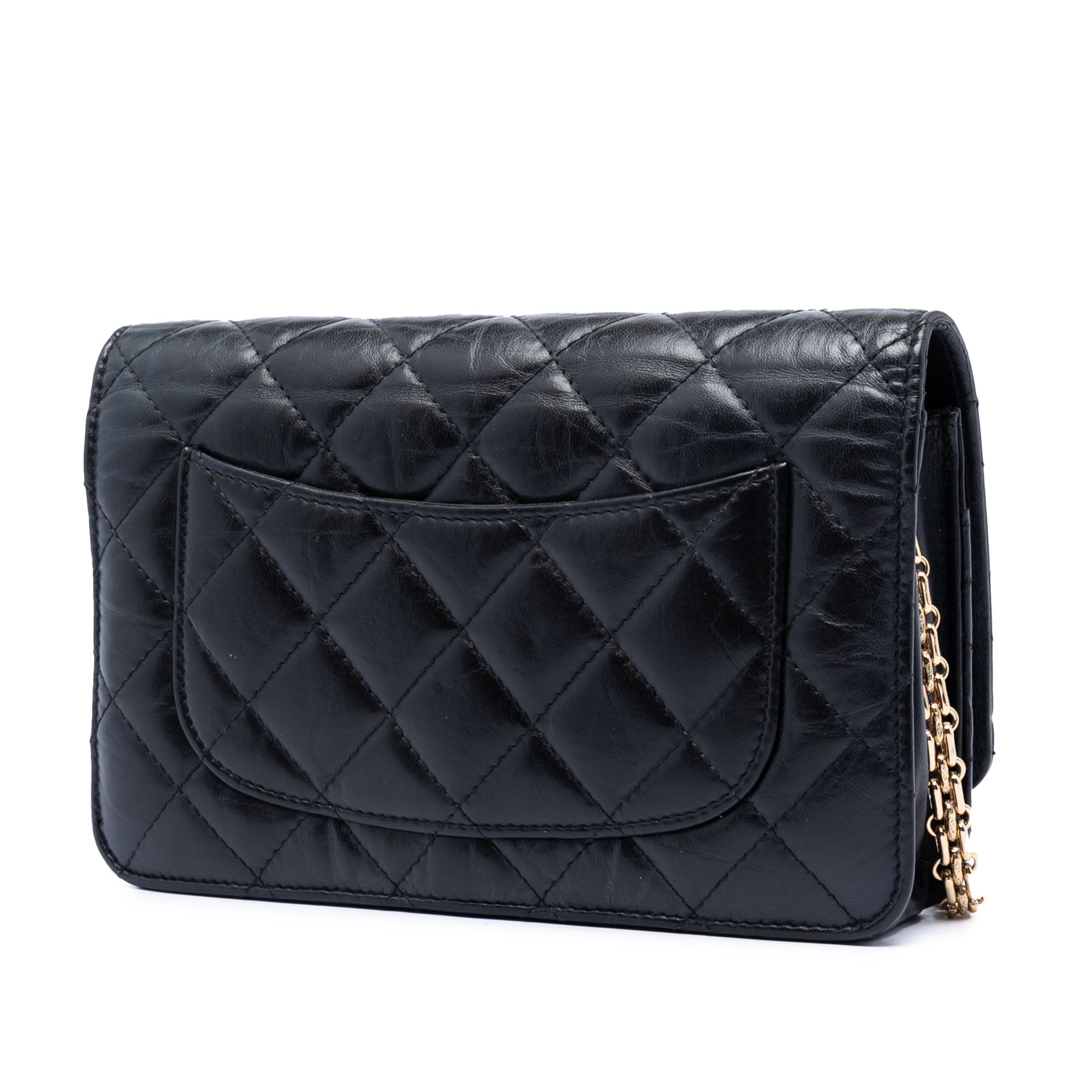 Quilted Aged Calfskin Reissue 2.55 Wallet on Chain - Image 2