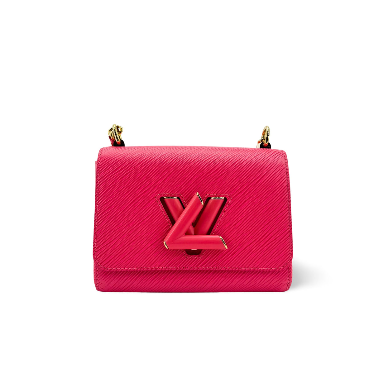 Louis Vuitton Braided Chain Twist Epi Leather Pink Bag