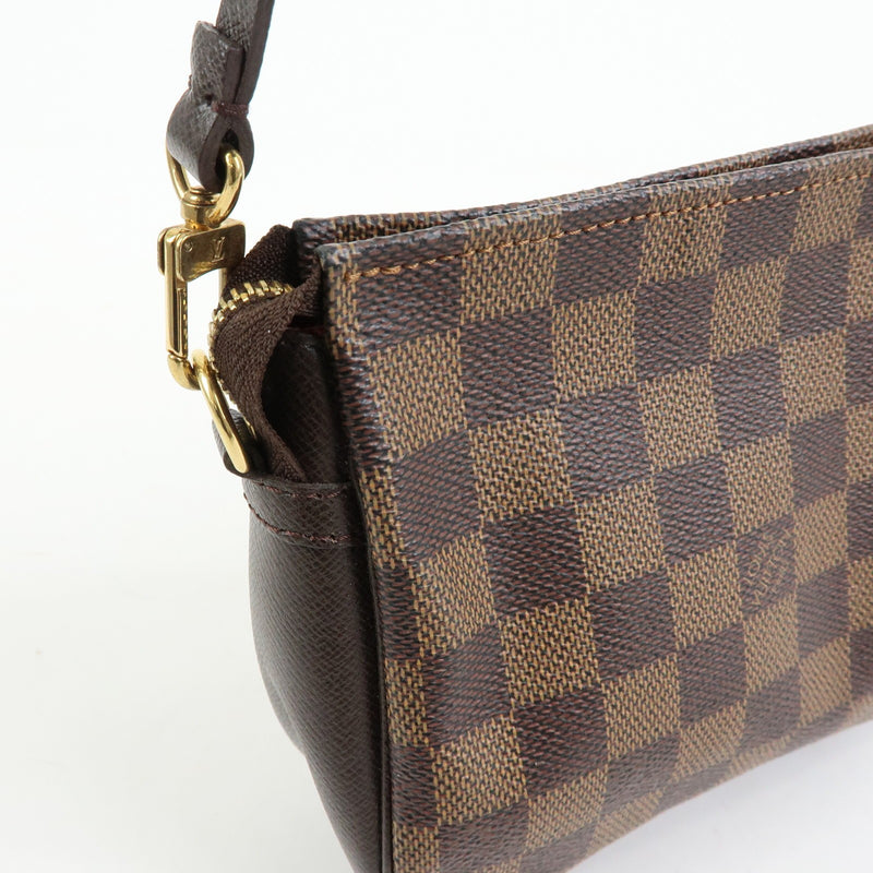 Louis Vuitton Trousse Make Up Damier Brown Canvas Bag