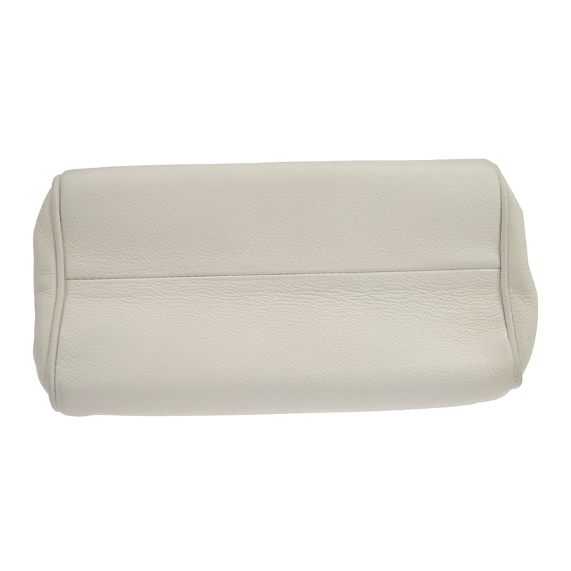 Chanel Pocket Accordion Flap Quilted Lambskin White Leather Bag