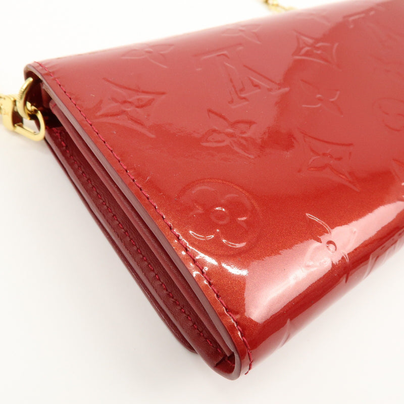 Louis Vuitton Chaine Monogram Vernis Red Patent_leather Bag