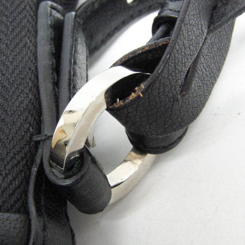 Bvlgari Open Hobo Leather Black