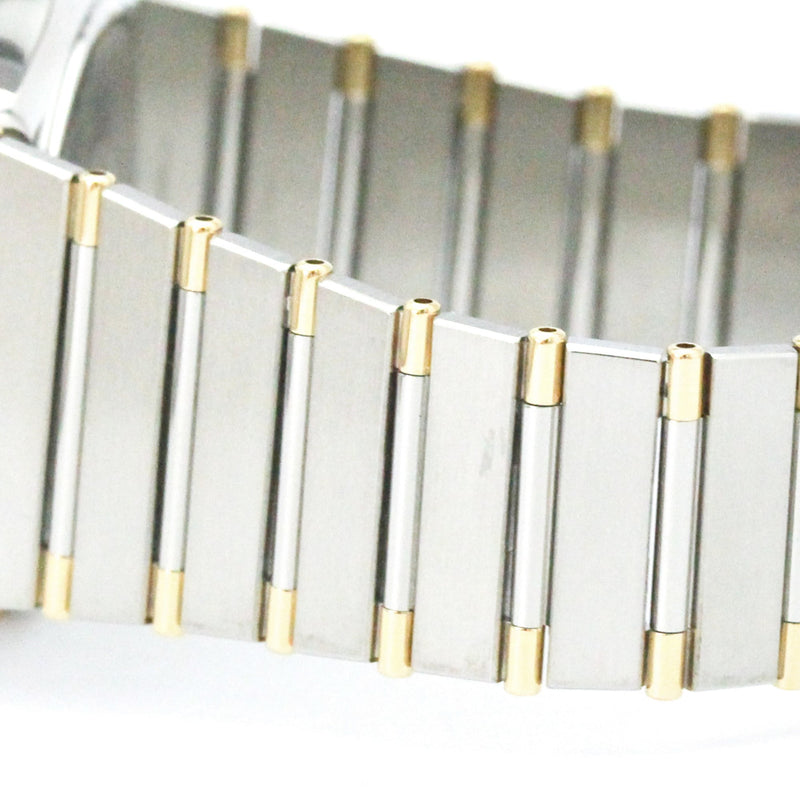 Omega Constellation Day Date Quartz Stainless Steel And Yellow Gold Watches