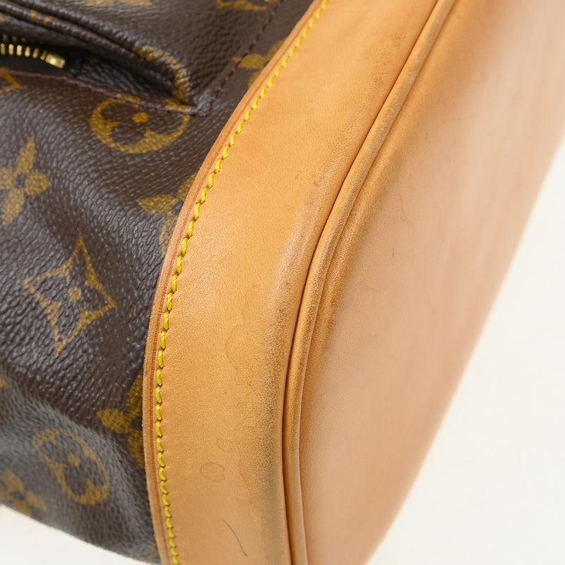 Louis Vuitton Vintage Montsouris Monogram Canvas Brown Bag
