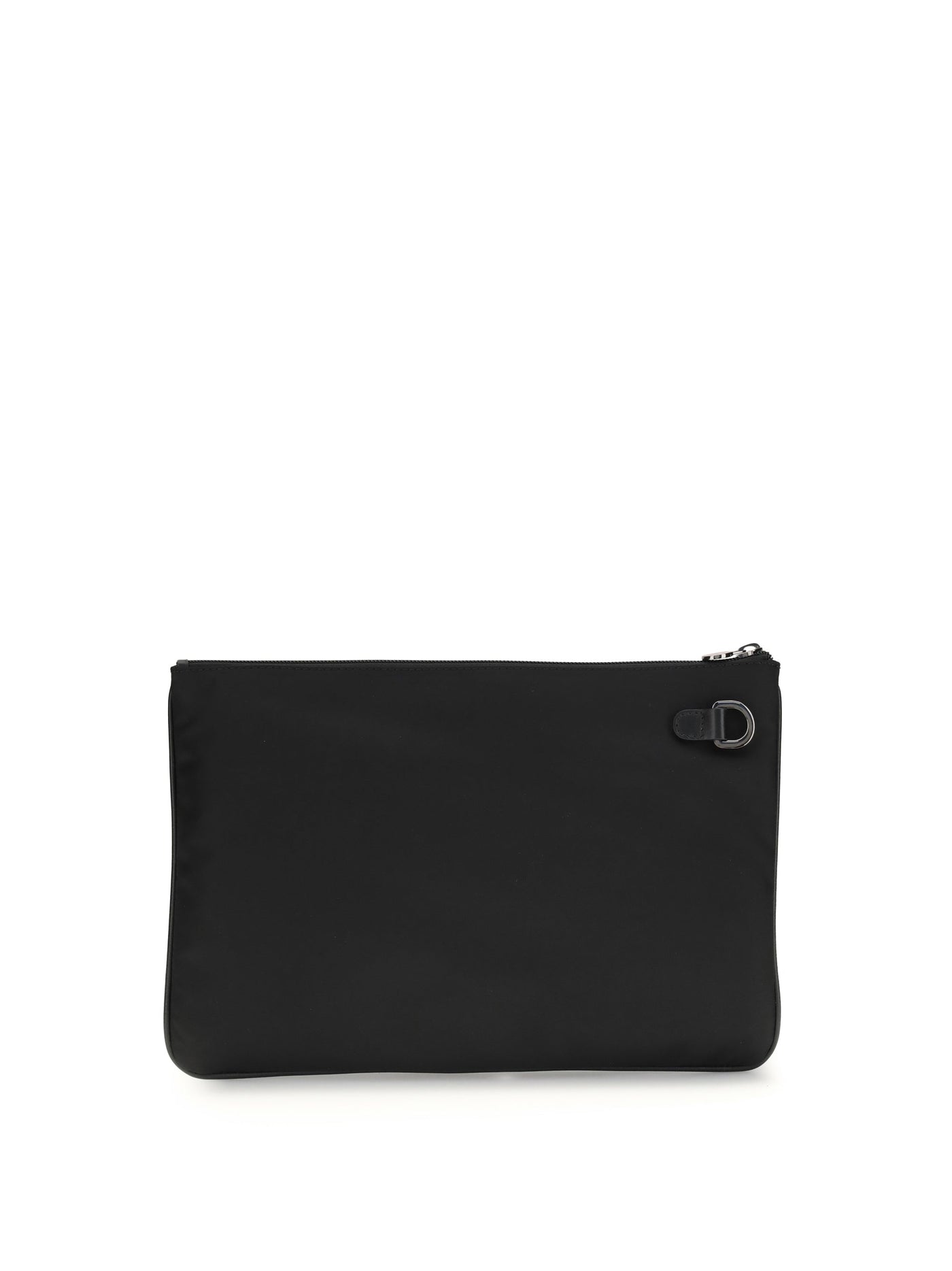 Kiton Nylon Pouch Clutch — Black Wallet