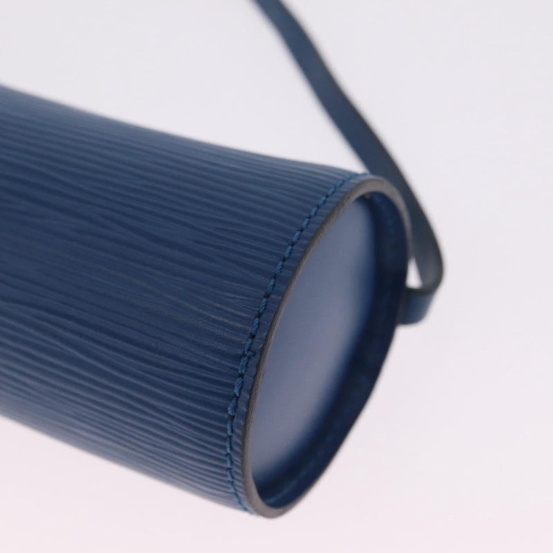 Louis Vuitton Soufflot Pochette Epi Leather Blue Bag