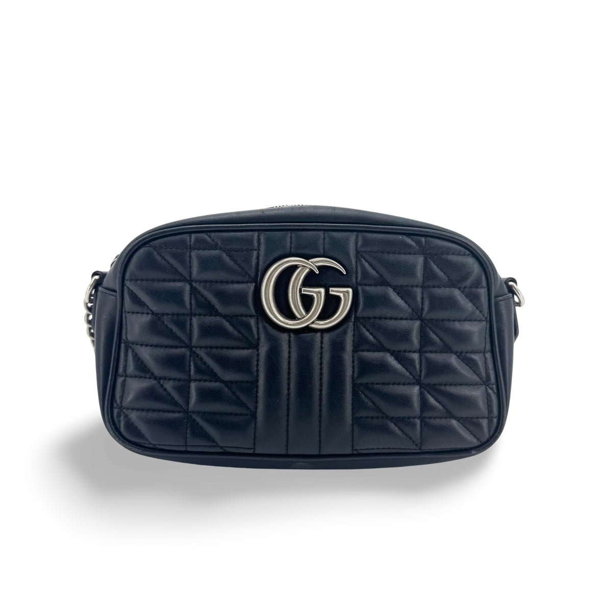 Gucci Gg Marmont Matelasse Leather Black Bag