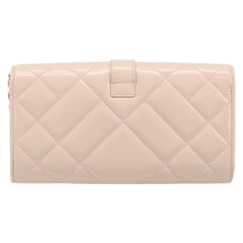 Versace Greca Goddess Convertible Clutch Leather Pink
