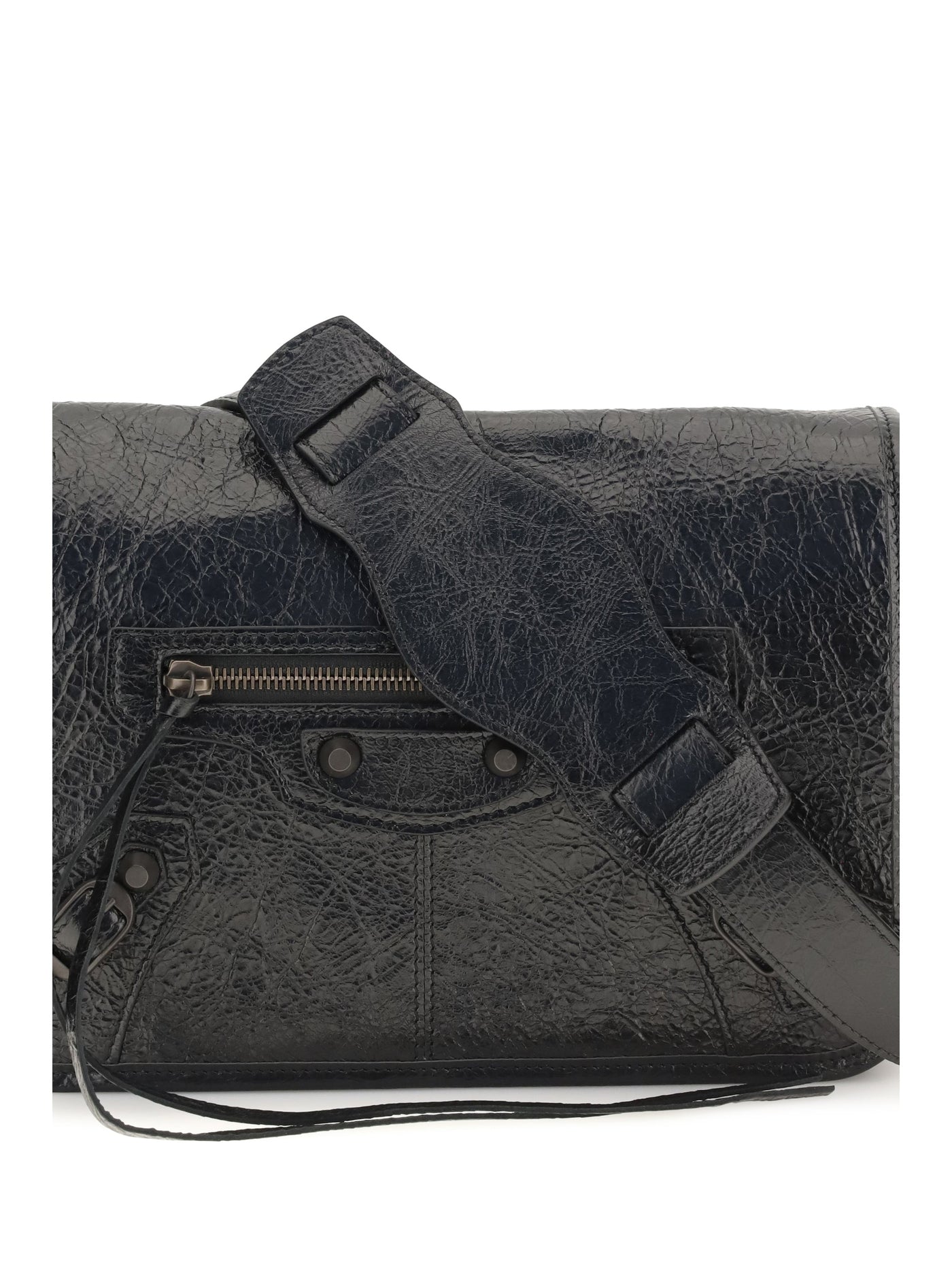 Balenciaga Le City Shoulder Bag — Black Lambskin (ovis Aries)