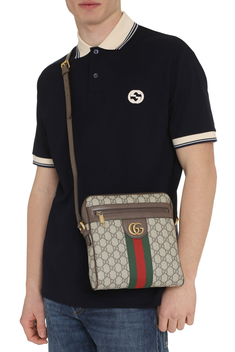 Gucci Ophidia Shoulder Bag — Beige Main: Polyurethane