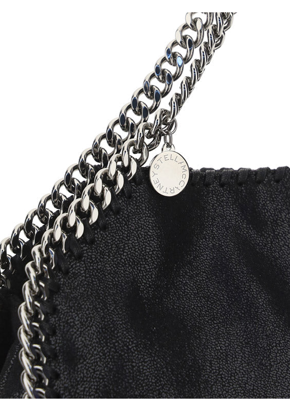 Stella Mccartney Falabella Mini Bag — Black Polyester