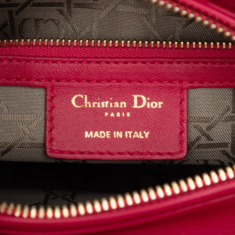 Medium Lambskin Cannage Lady Dior - Image 5