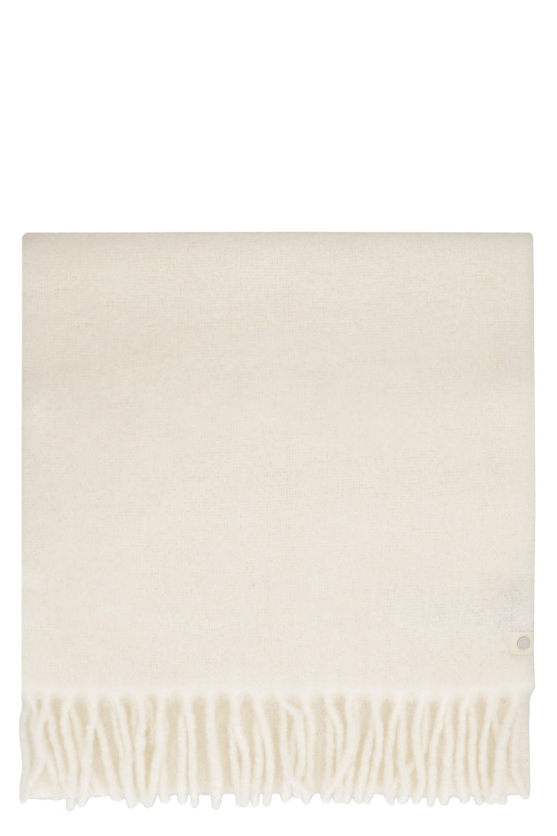 Canada Goose Alpaca Wool Scarf — Ivory Scarfs