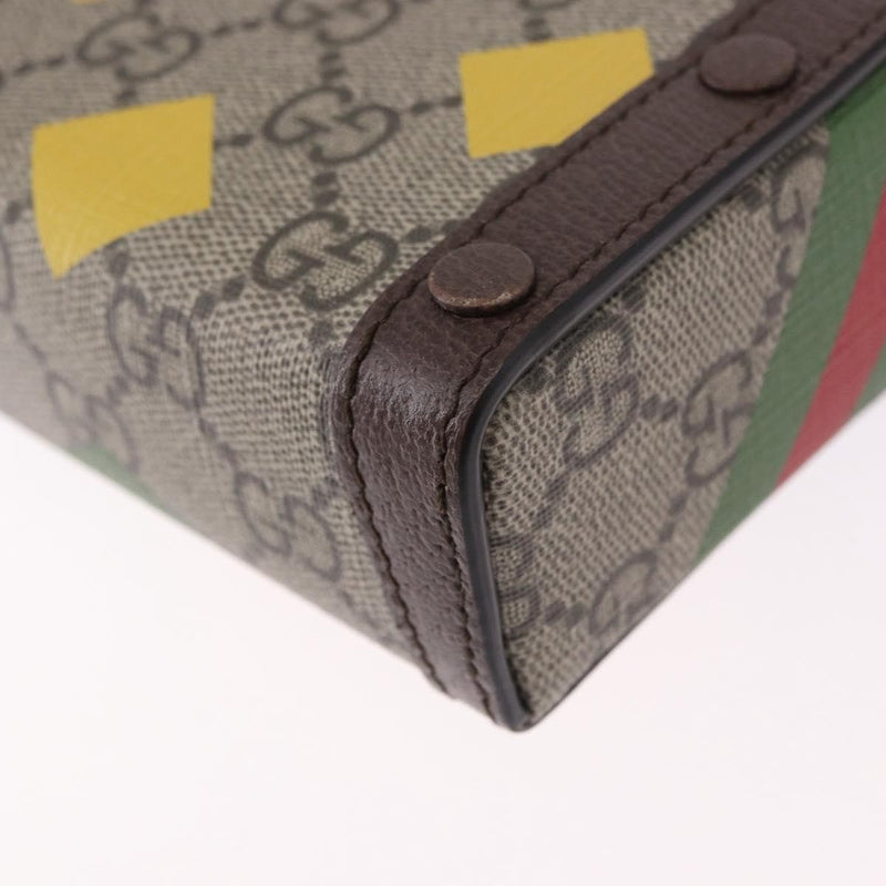 Gucci Horsebit 1955 Printed Gg Coated Canvas Beige Bag