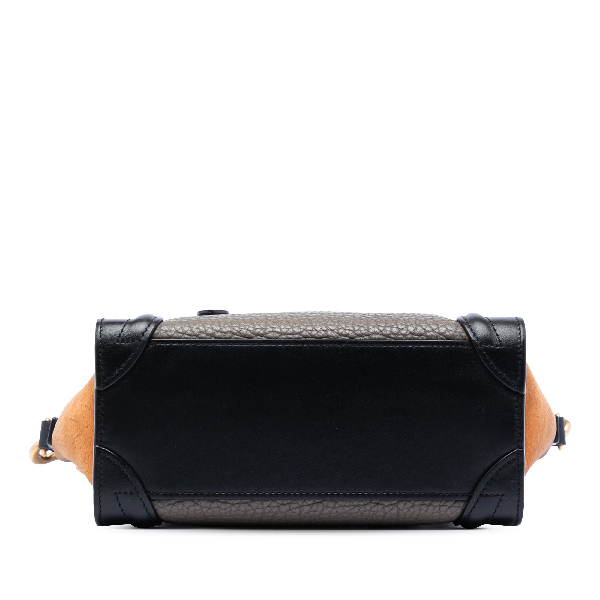Nano Tricolor Leather Luggage Tote - Image 3