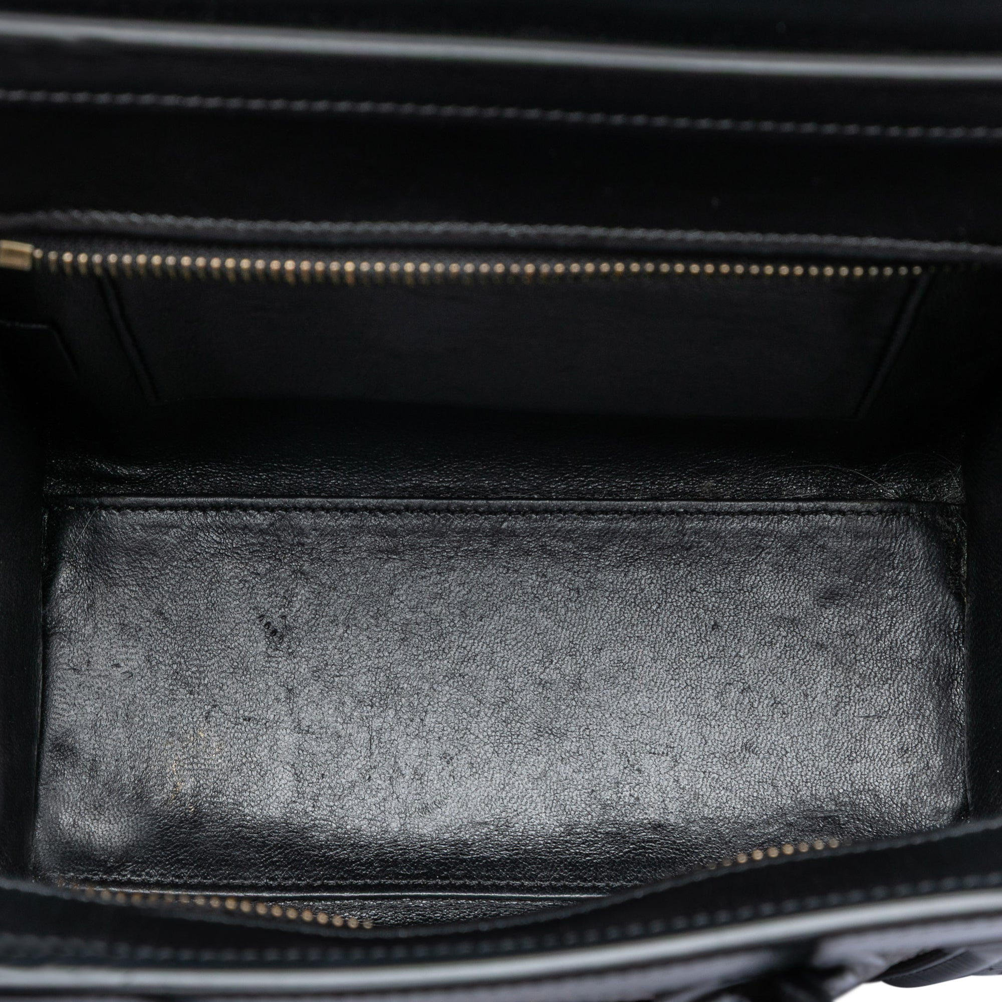 Nano Tricolor Leather Luggage Tote - Image 4