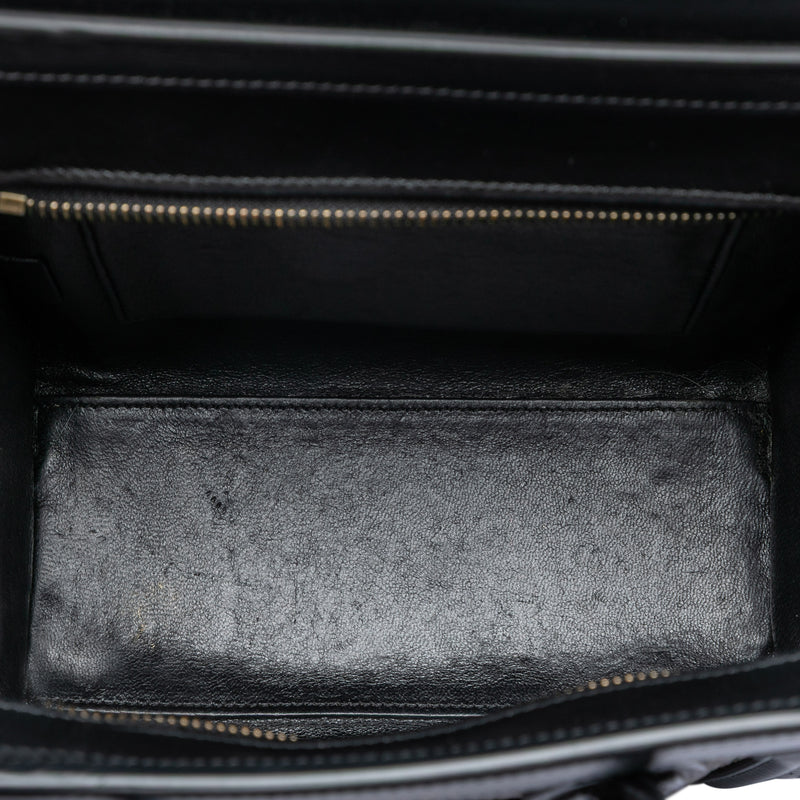 Nano Tricolor Leather Luggage Tote - Image 4