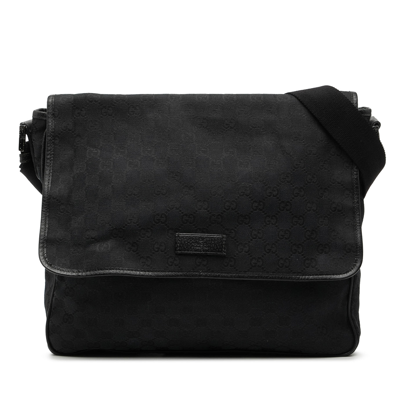GG Canvas Flap Messenger Bag - Image 1