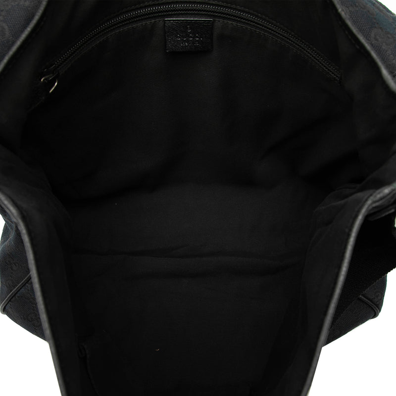 GG Canvas Flap Messenger Bag - Image 4