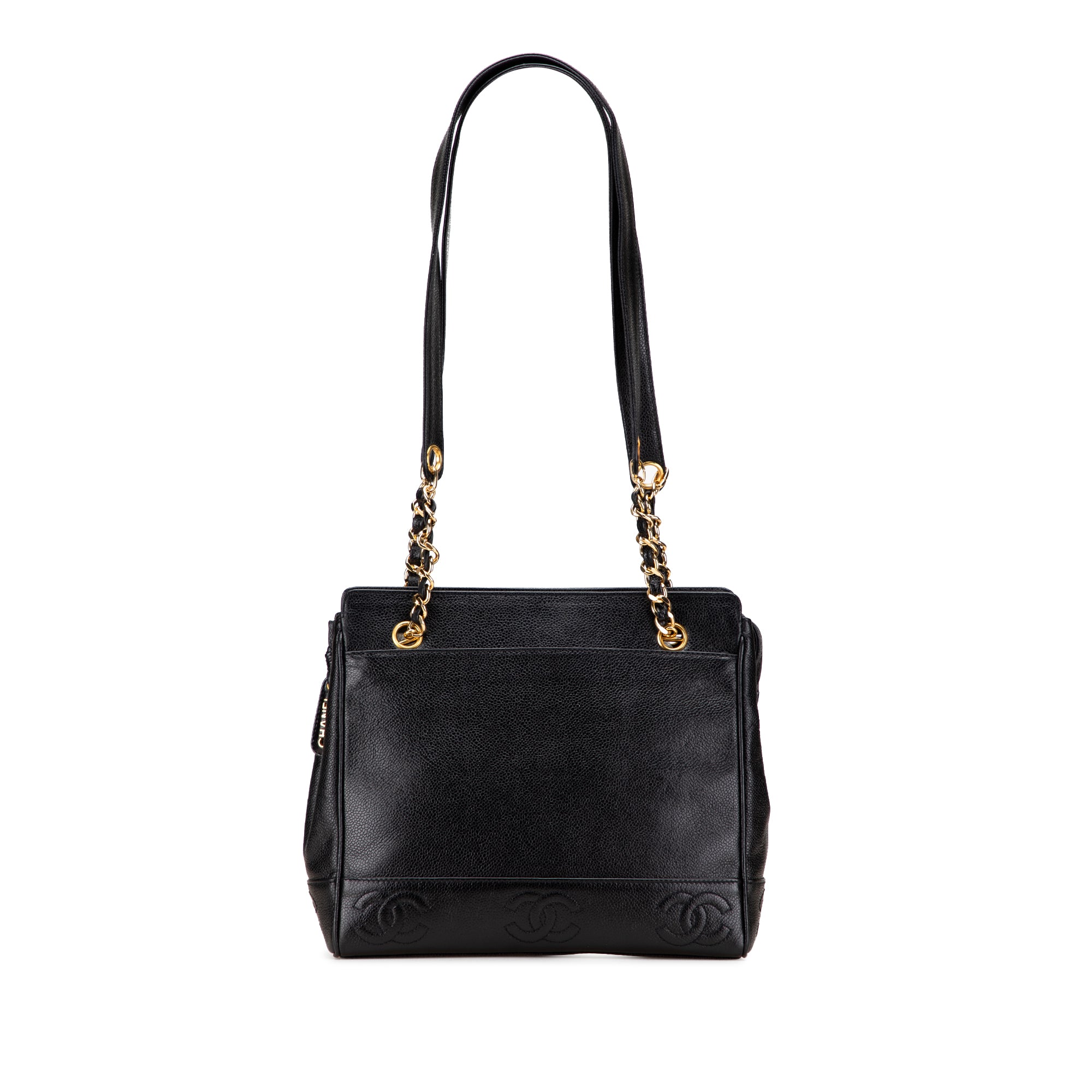 Triple CC Caviar Tote - Image 1