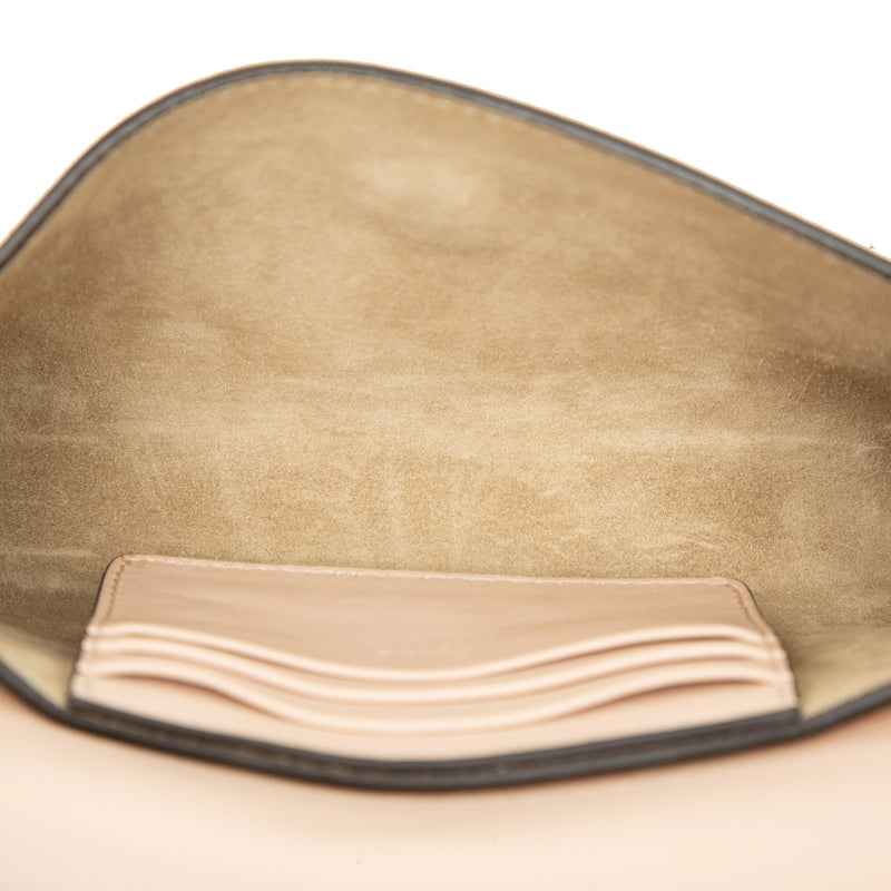 Mini Calfskin and Suede Faye Chain Crossbody - Image 4