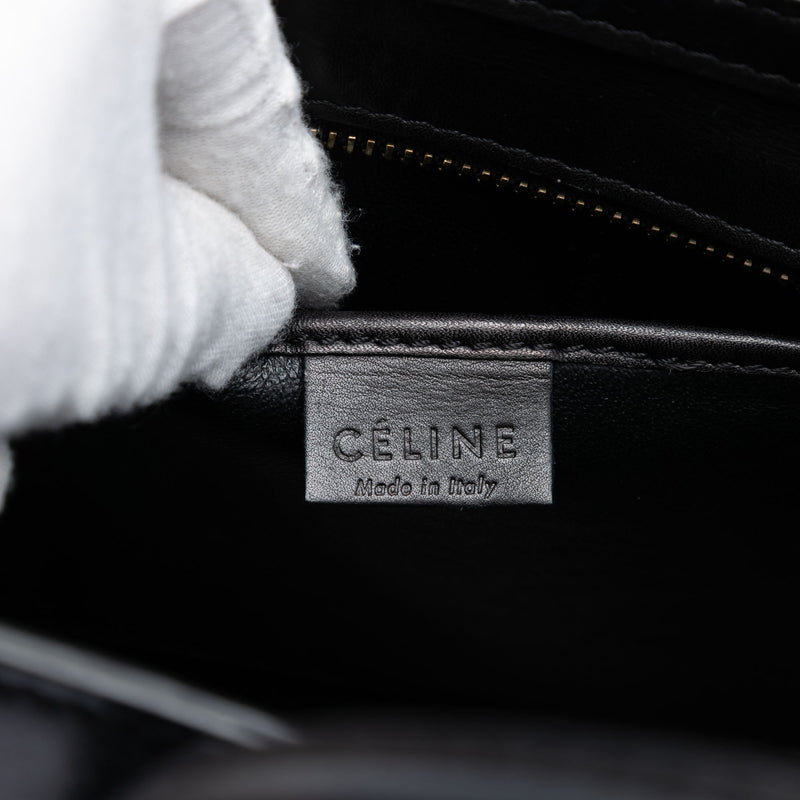 Nano Tricolor Calfskin and Suede Luggage Tote - Image 5