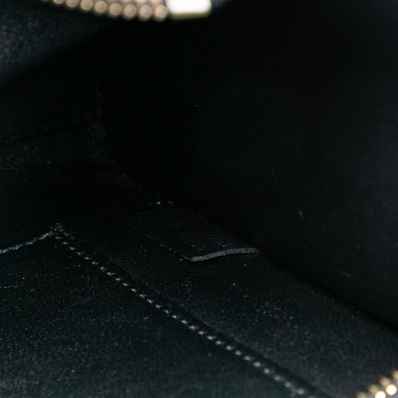 Nano Tricolor Calfskin and Suede Luggage Tote - Image 6