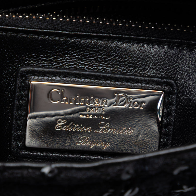 Mini Tweed and Sequin Embellished Lady Dior - Image 5