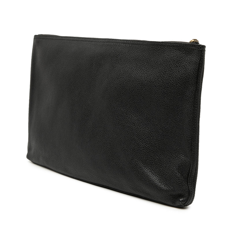 Leather Logo Clutch - Image 2