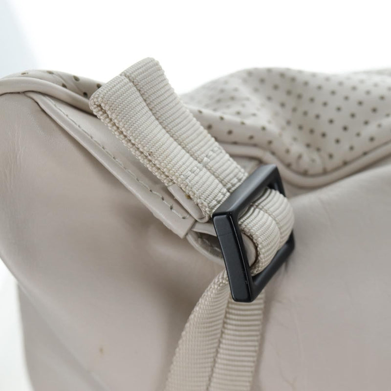 Bottega Veneta Drawstring Perforated Leather Beige Bag