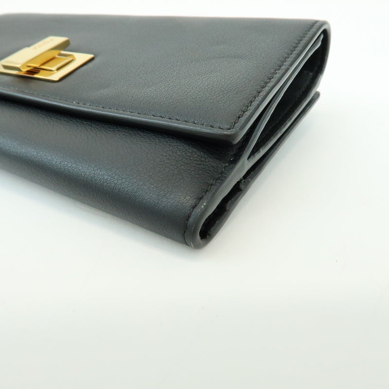 Fendi Selleria Peekaboo Leather Black Accessory