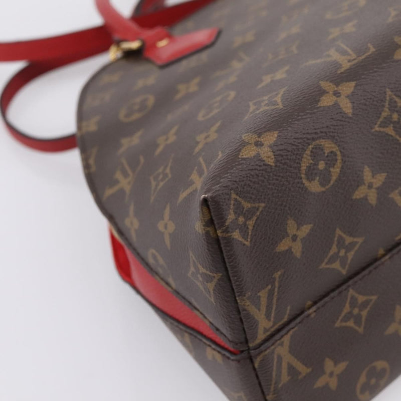 Louis Vuitton Alma Bnb Monogram Canvas With Leather Brown Bag