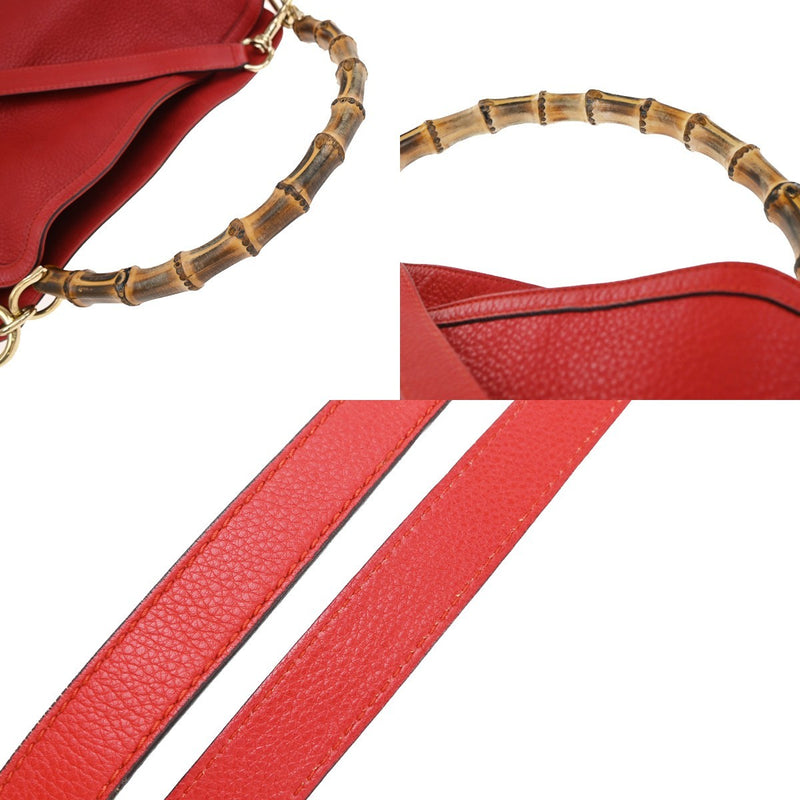 Gucci Diana Bamboo Leather Red Bag
