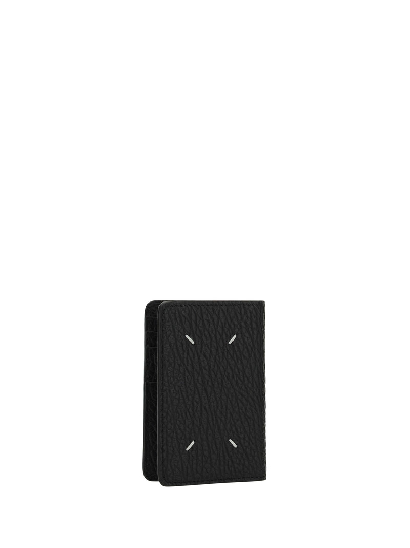 Maison Margiela Grained Calf Leather Card Case — Black Cases