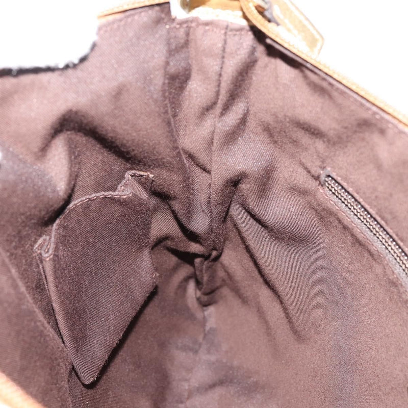 Gucci Zip Messenger Gg Canvas With Perforated Leather Beige