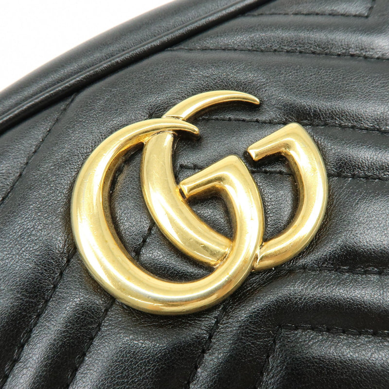 Gucci Gg Marmont Matelasse Leather Black Bag
