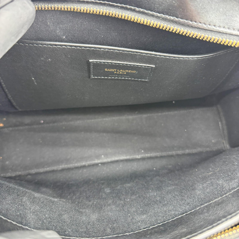 Saint Laurent Uptown Leather Black Bag
