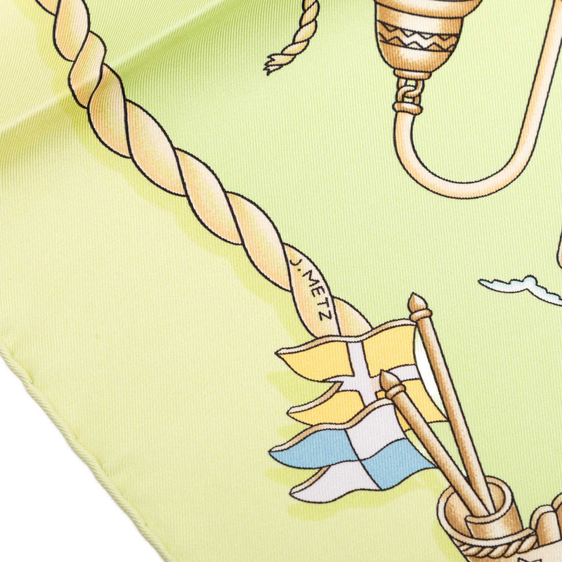 Railing Silk Scarf 90 - Image 3