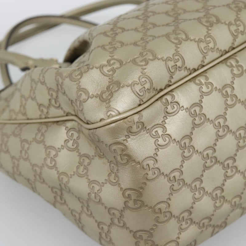 Gucci Sukey Top Handle Guccissima Leather Gold Bag