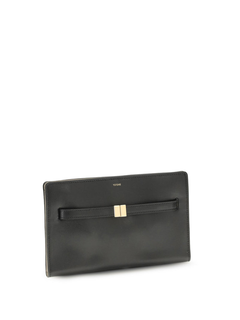 Toteme Crossbody Bag — Black Cow Leather