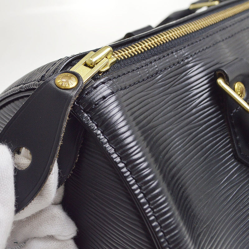 Louis Vuitton Speedy Epi Leather Black Bag