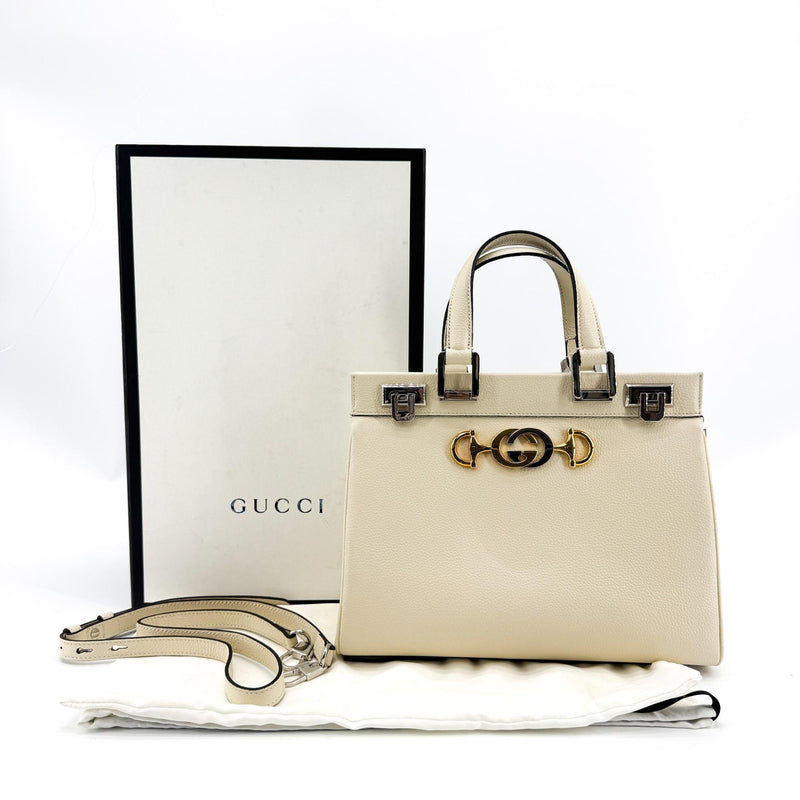 Gucci Zumi Leather Gold Calfskin Bag