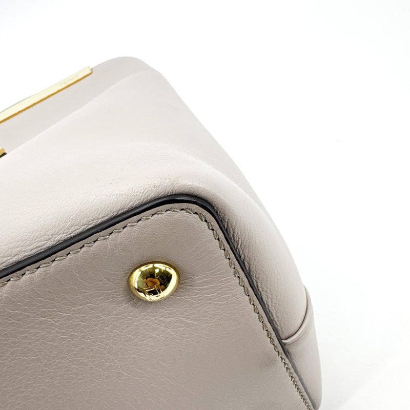 Fendi 2jours Leather Gray Bag