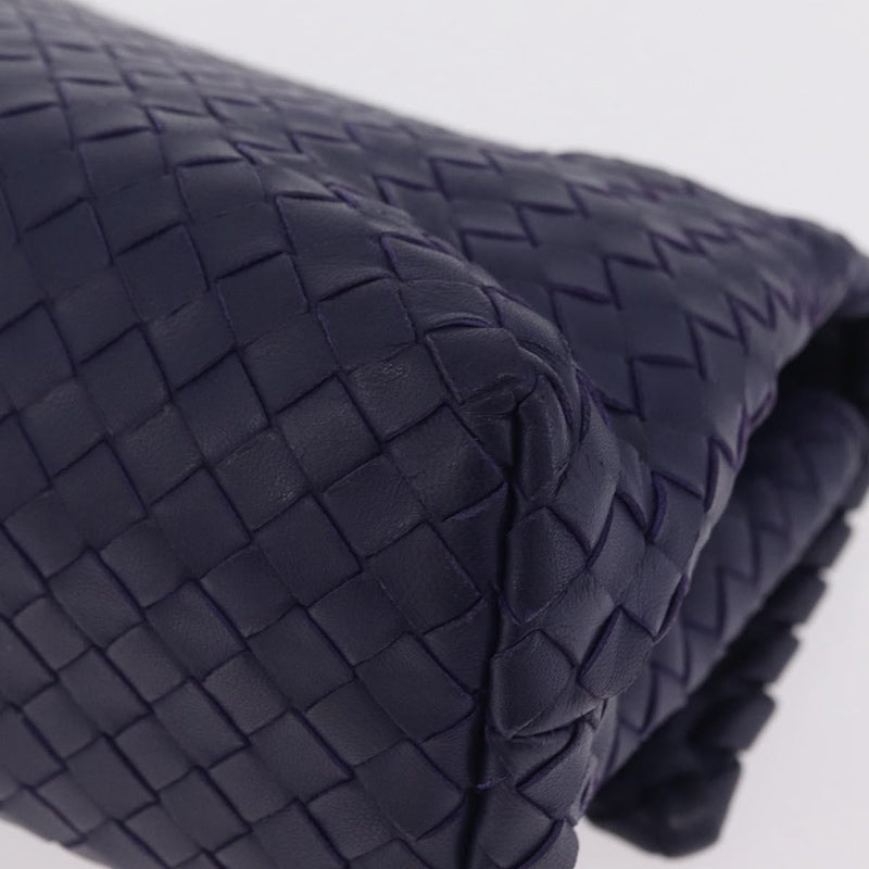 Bottega Veneta Olimpia Intrecciato Nappa Purple Leather Bag